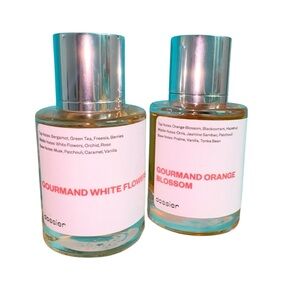 Dossier Perfume Bundle 2 Bottles Gourmand White Flower Orange Blossom NEW